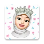 memoji hijab stickers android application logo